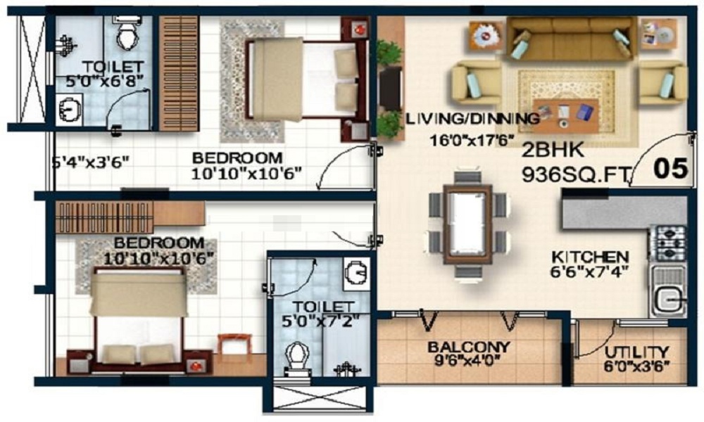 Alpine Fiesta Floor Plan