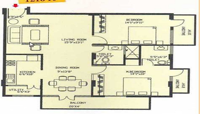 AR Manjunatha Homes Floor Plan