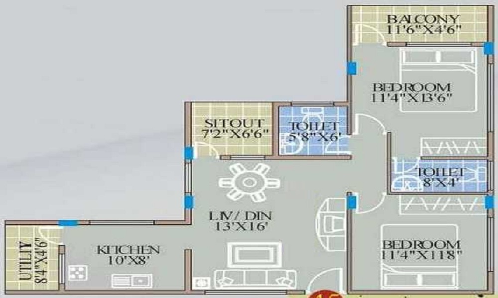 Mahaveer Calyx Floor Plan