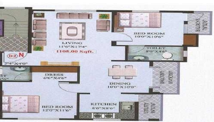 AR Tamrind Enclave Floor Plan