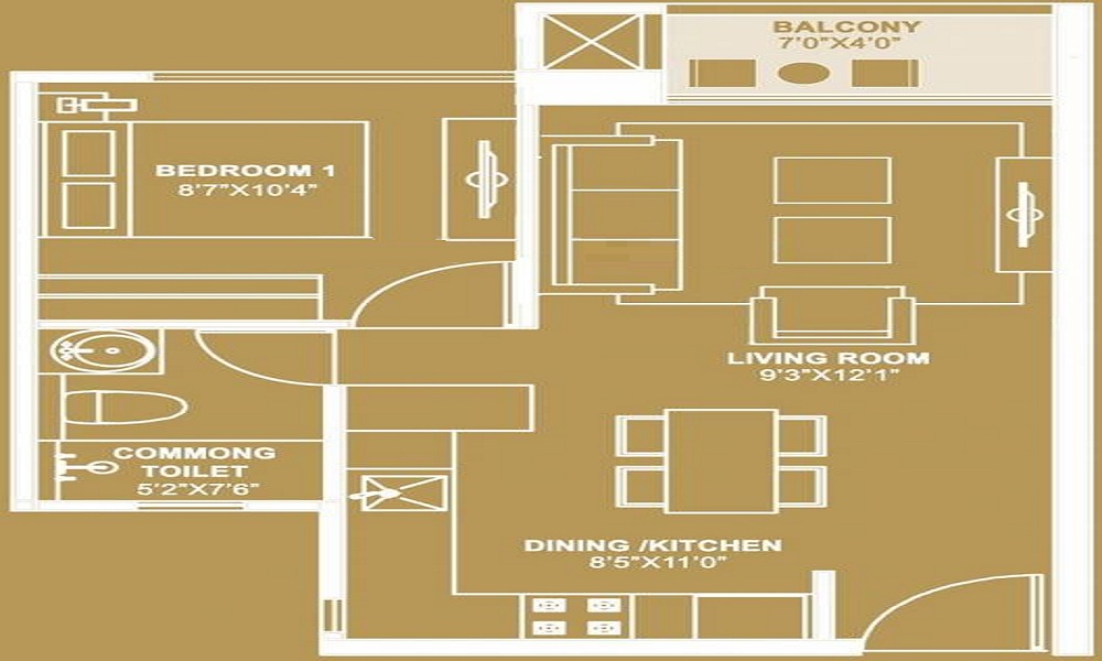 House Of  Hiranandani Queensgate Floor Plan