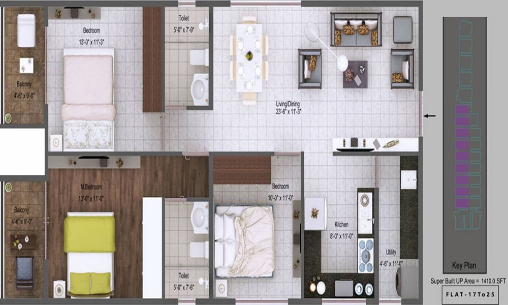 Deccan Fields Floor Plan