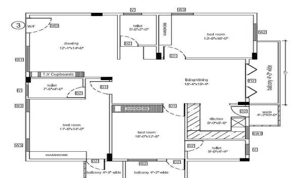 Paras Manyata Apartment Floor Plan