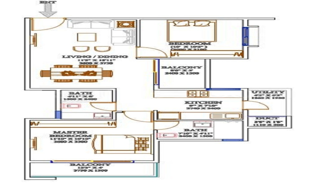 Arun Kaustubha Floor Plan