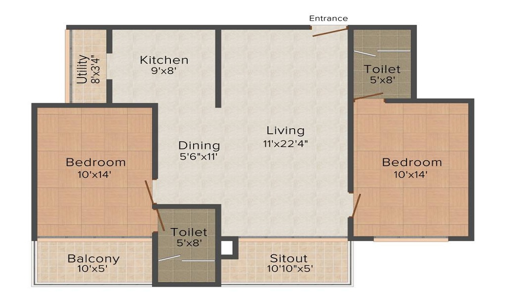 Samruddhi Winter Green Floor Plan