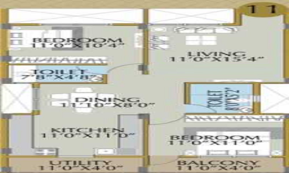 Radiant White Orchid Floor Plan