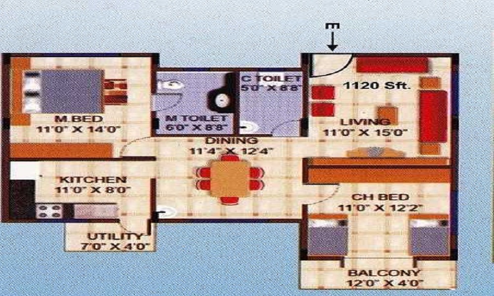 CVK Meenakshi Elegance Floor Plan