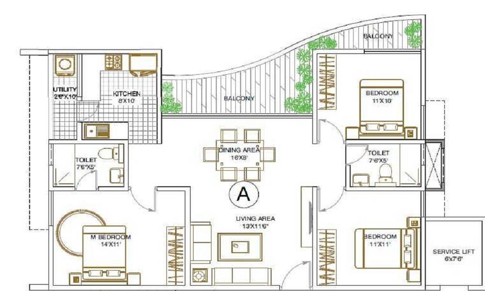 Samruddhi Sunshine Floor Plan