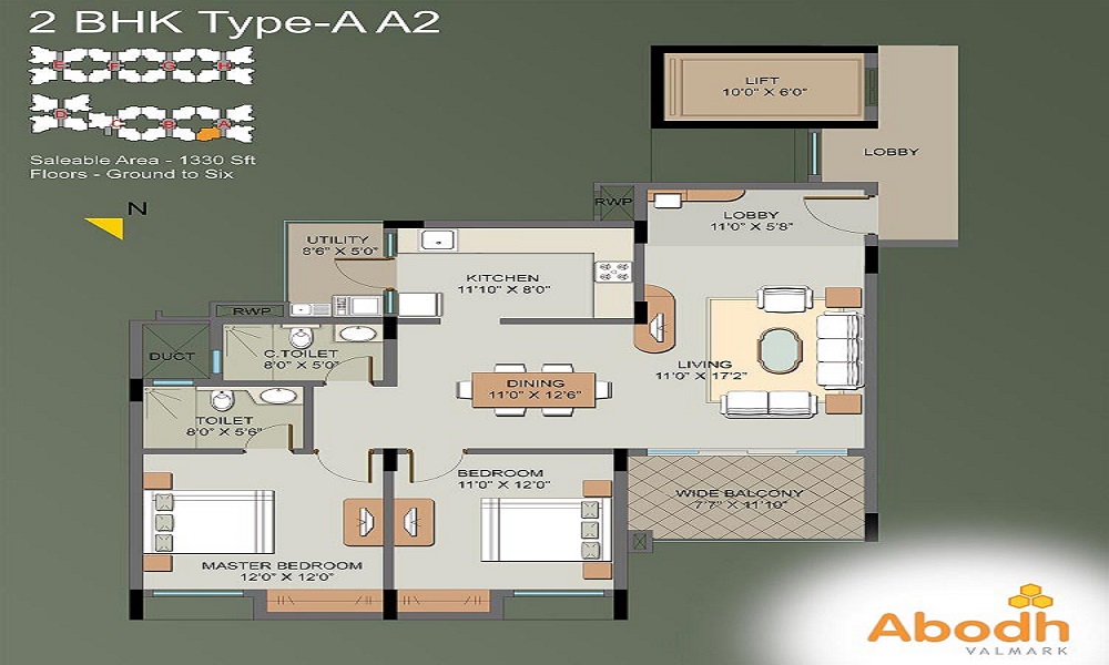 Abodh Valmark Floor Plan