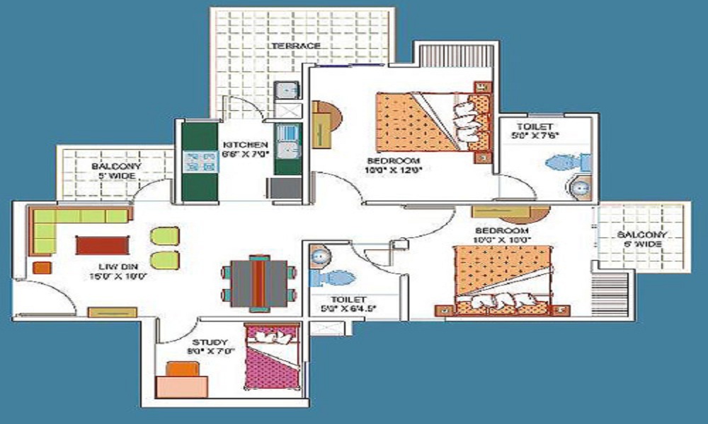 Amrapali La Residentia Floor Plan