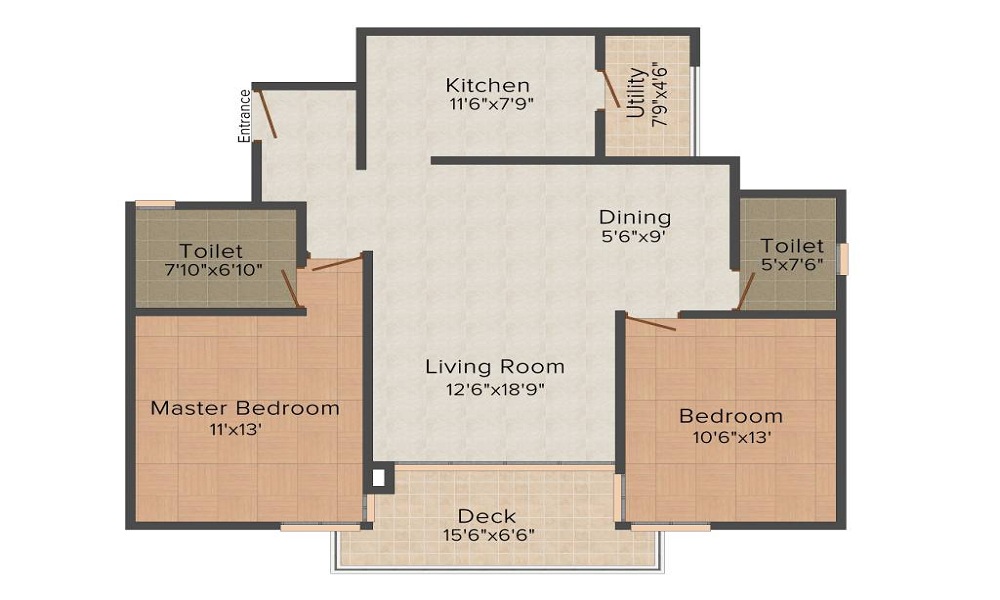 Shriram Southern Crest Floor Plan