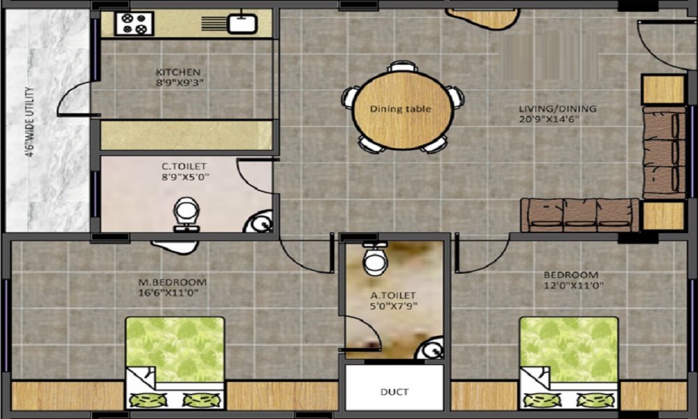 Anubhava Ishwerya Iris Floor Plan