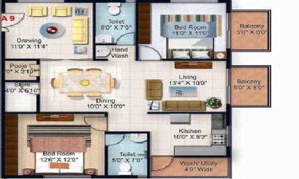 SVS Silver Woods Floor Plan