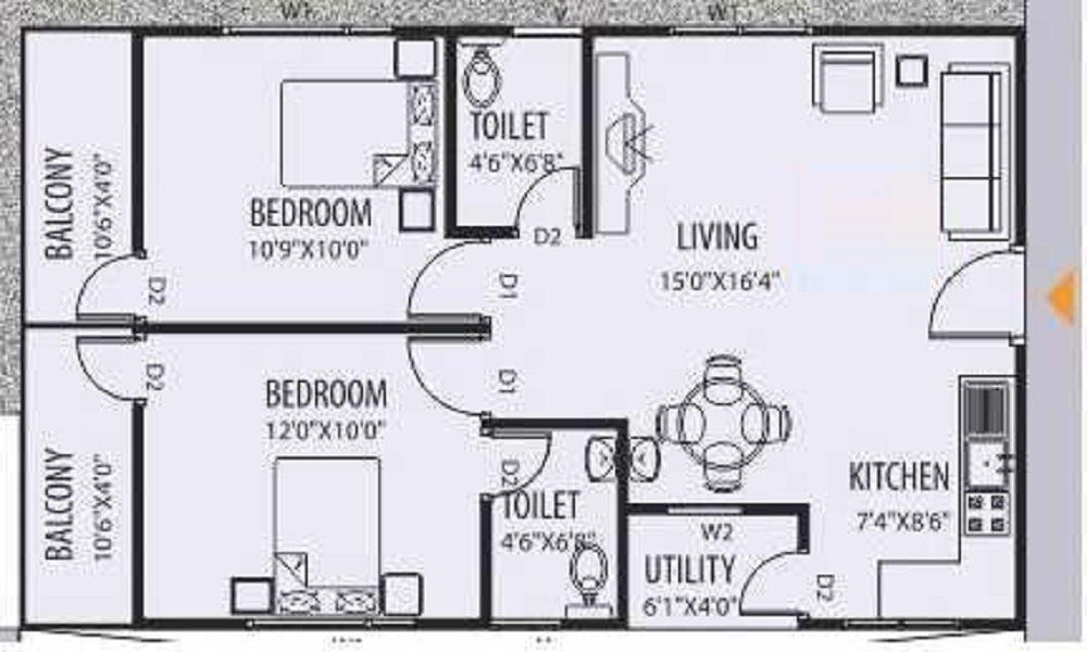 PYRAMID BANKSIA Floor Plan