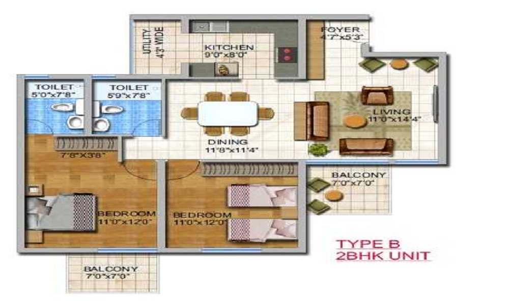 Umiya Woods Floor Plan