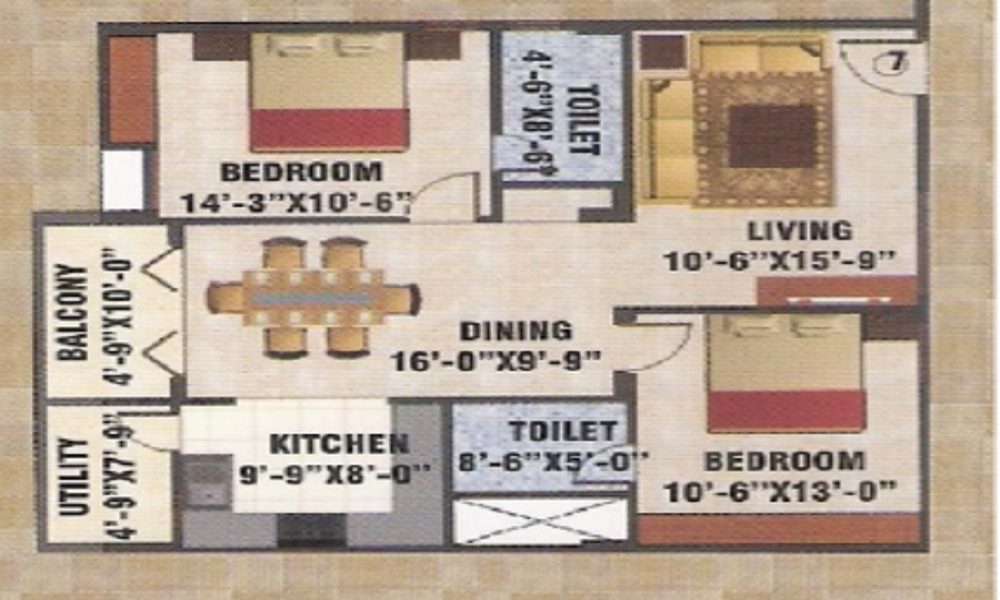 Aaspire Heights Floor Plan