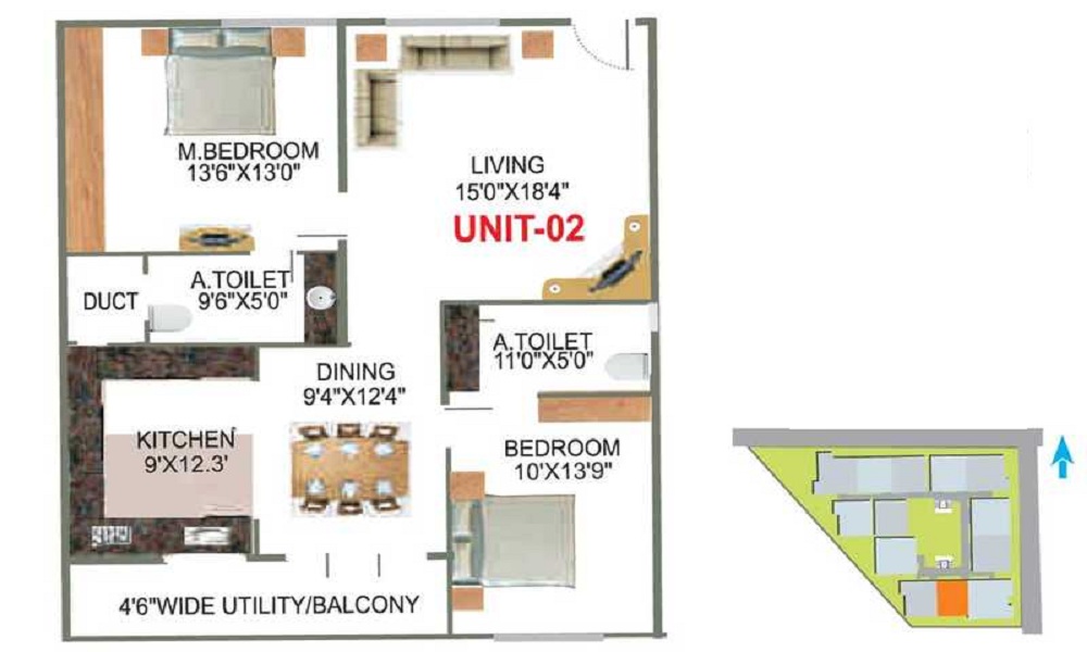 Sree Narida Floor Plan