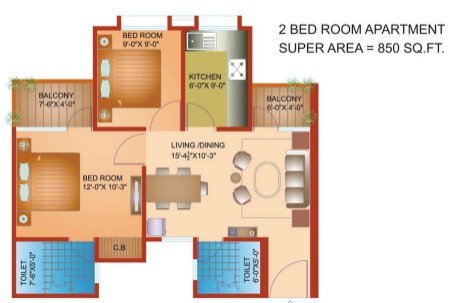 Avalon Residency Phase 1 Floor Plan