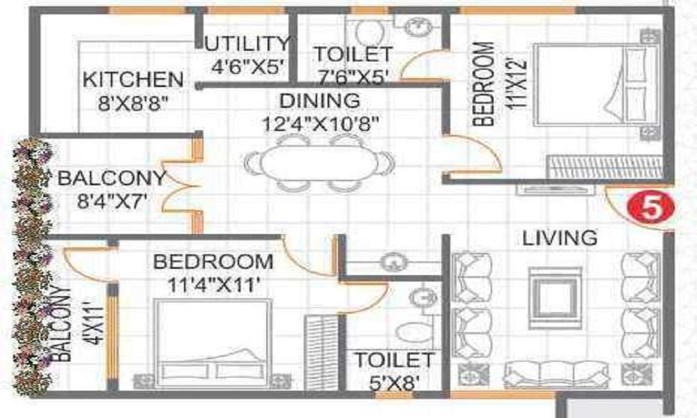 Adithya Elan Floor Plan