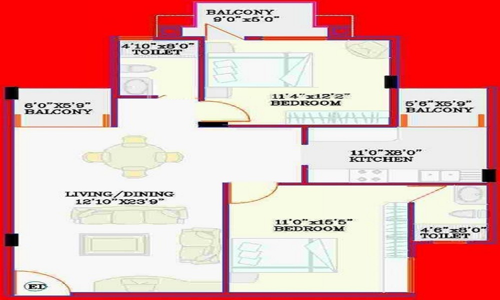 Majestic Residency Floor Plan
