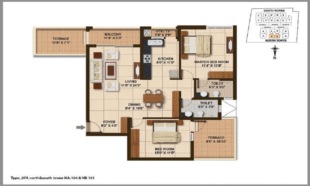 Sapthagiri Splendor Floor Plan
