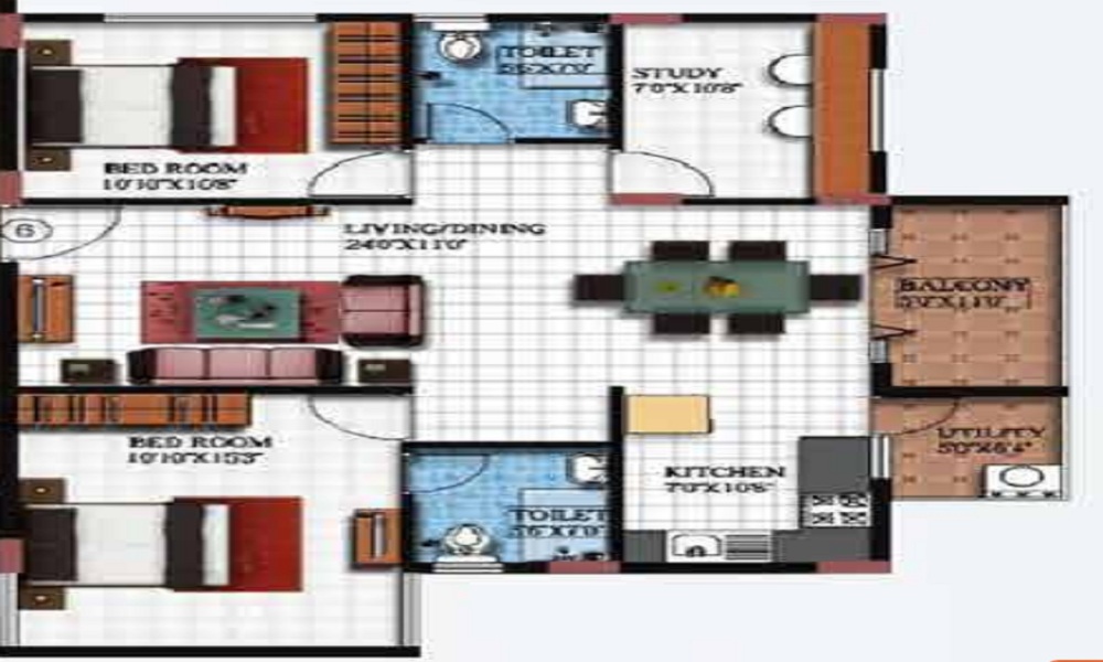 Vishnu Priya Parimala SunRidge Floor Plan