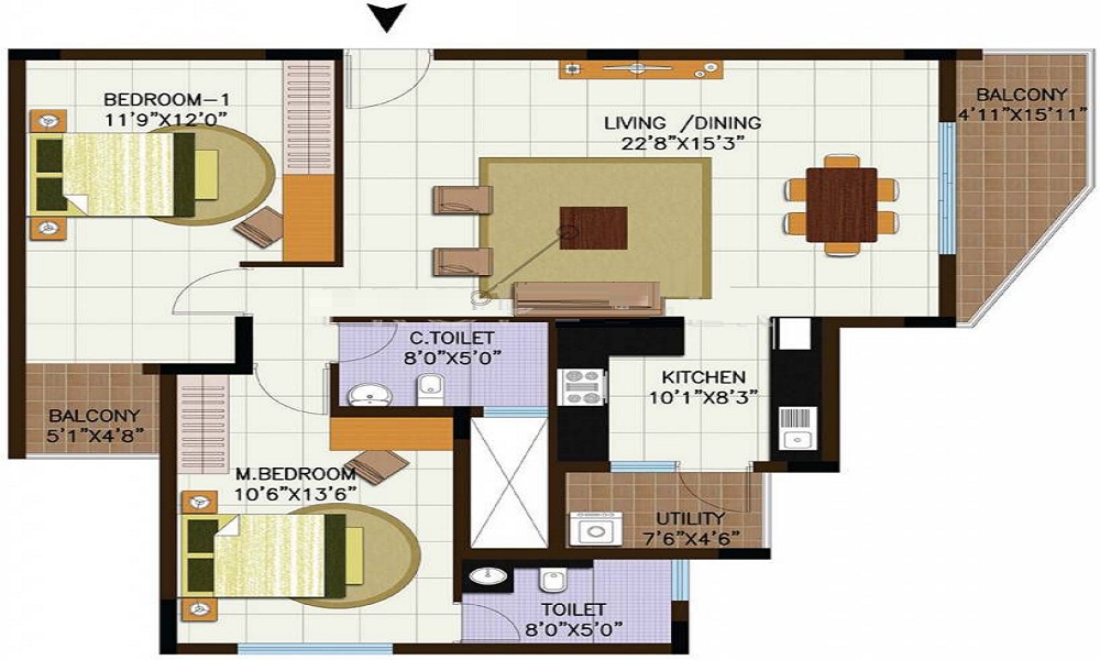 Century Central Floor Plan