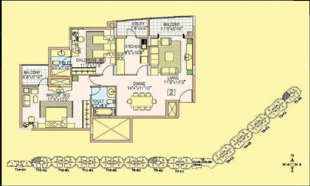 Prestige Wellington Park Floor Plan
