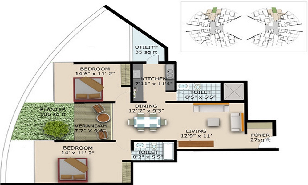 Nitesh Central Park Floor Plan