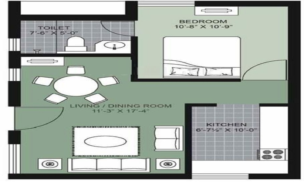 Unitech Terrace Garden Floor Plan