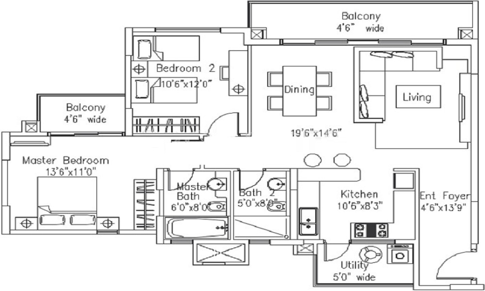 Elita Promenade Floor Plan