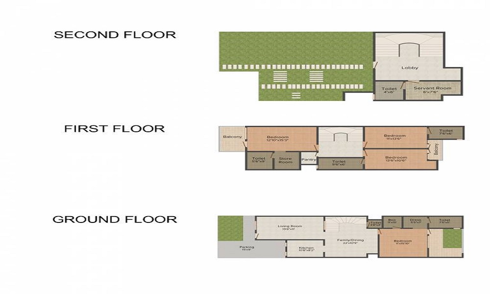 Amrapali Leisure Valley Floor Plan