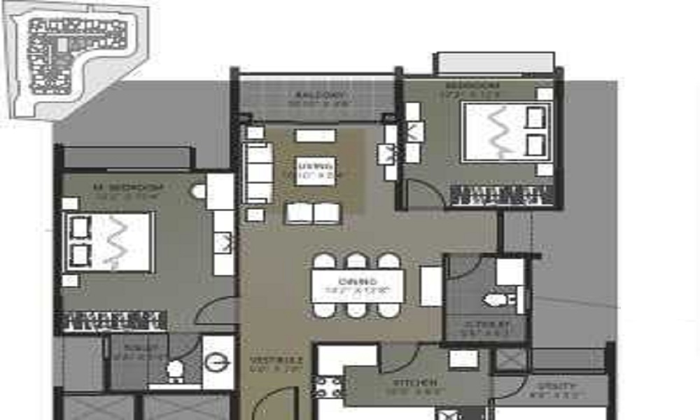 Galaxy Orchid Enclave Floor Plan