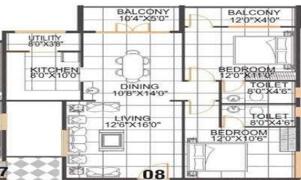 Sai Krupa Harmony Floor Plan