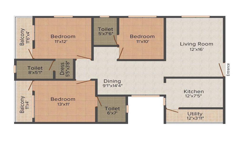 Saveria Metropole Floor Plan