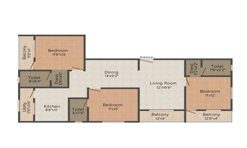 Saveria Metropole Floor Plan