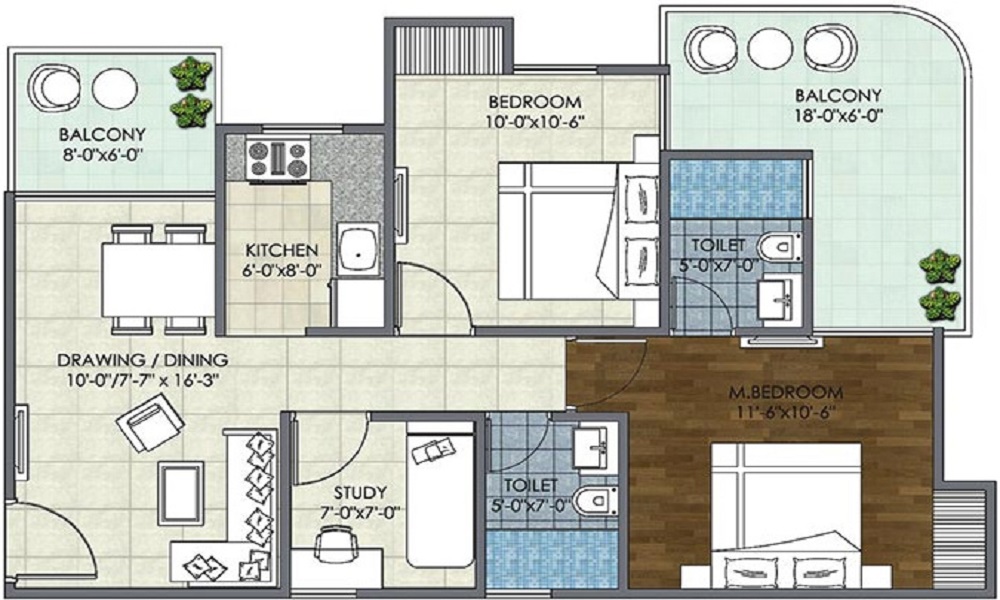 Migsun Ultimo Floor Plan