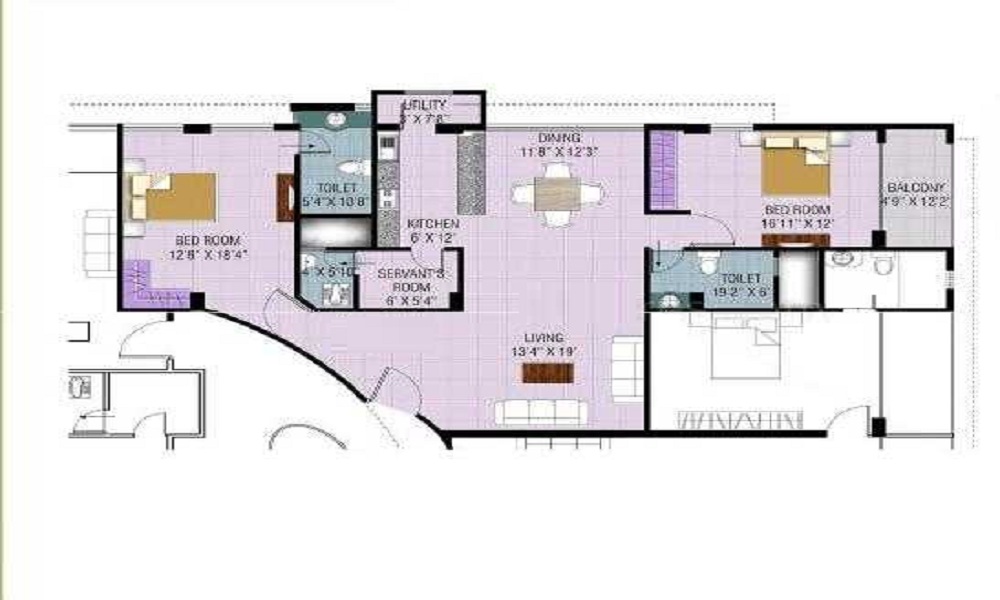 Elegant Pristine Floor Plan
