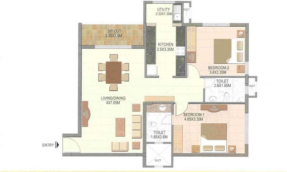 Prestige Silver Dale Floor Plan
