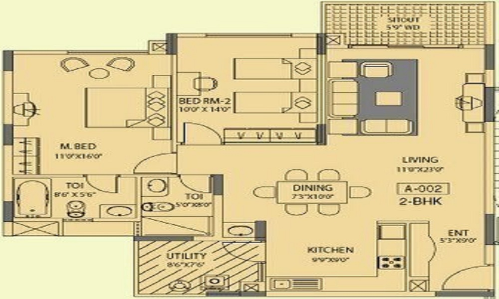 Akme Ballet Floor Plan