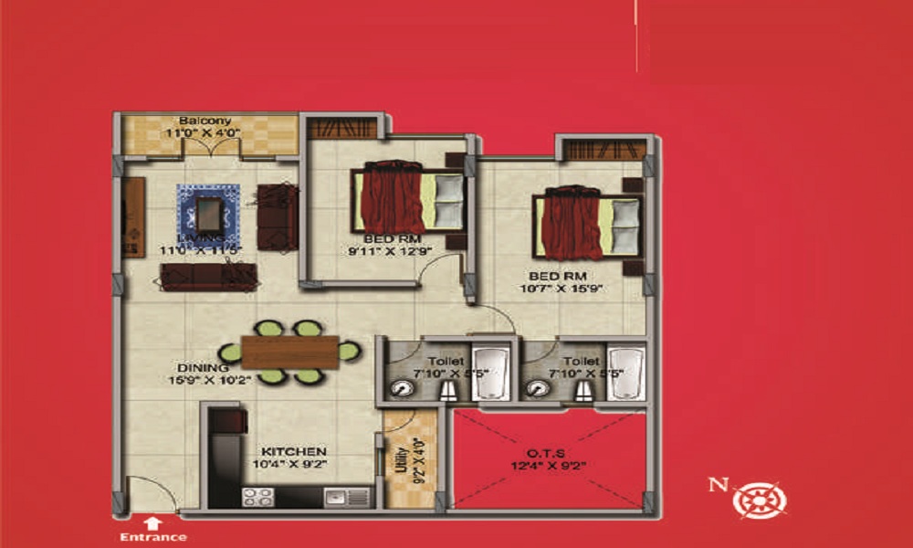 Gopalan Admirality Royal Floor Plan