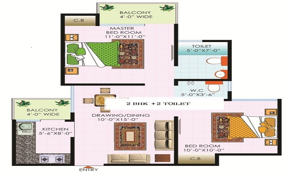 KDP MGI Square Floor Plan