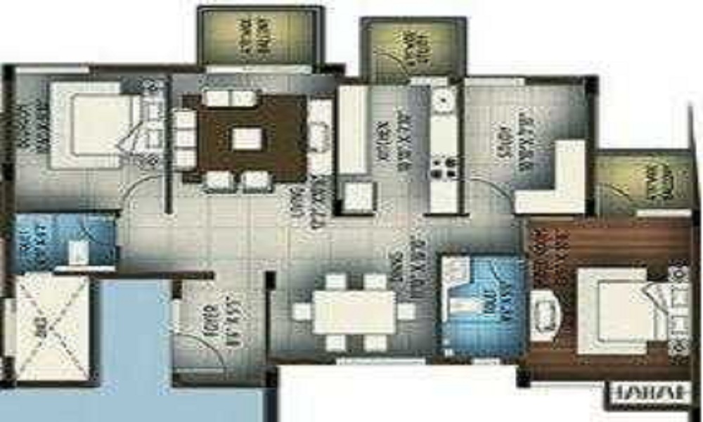 Abhinav Amara Courtyard Floor Plan