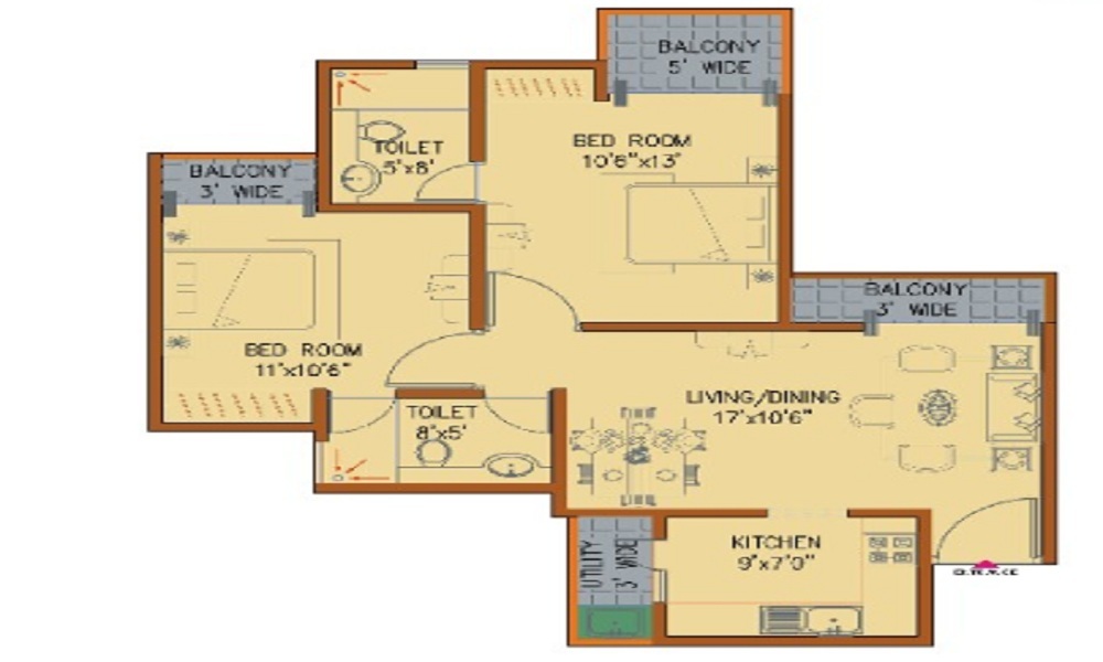 Amrapali Platinum Floor Plan