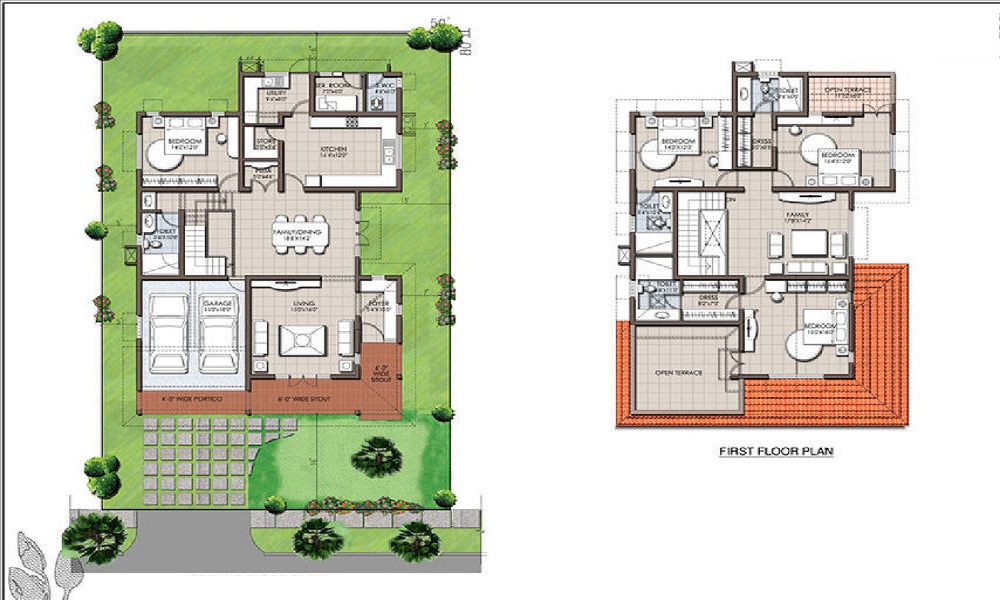 Adarsh Signature Villas Floor Plan