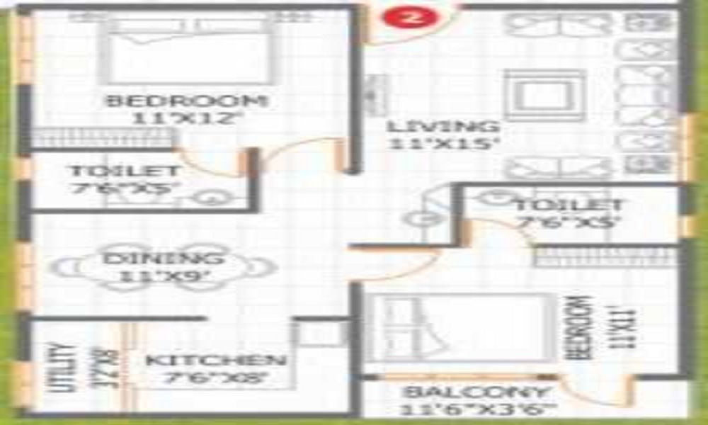 Adithyas Pristine Floor Plan