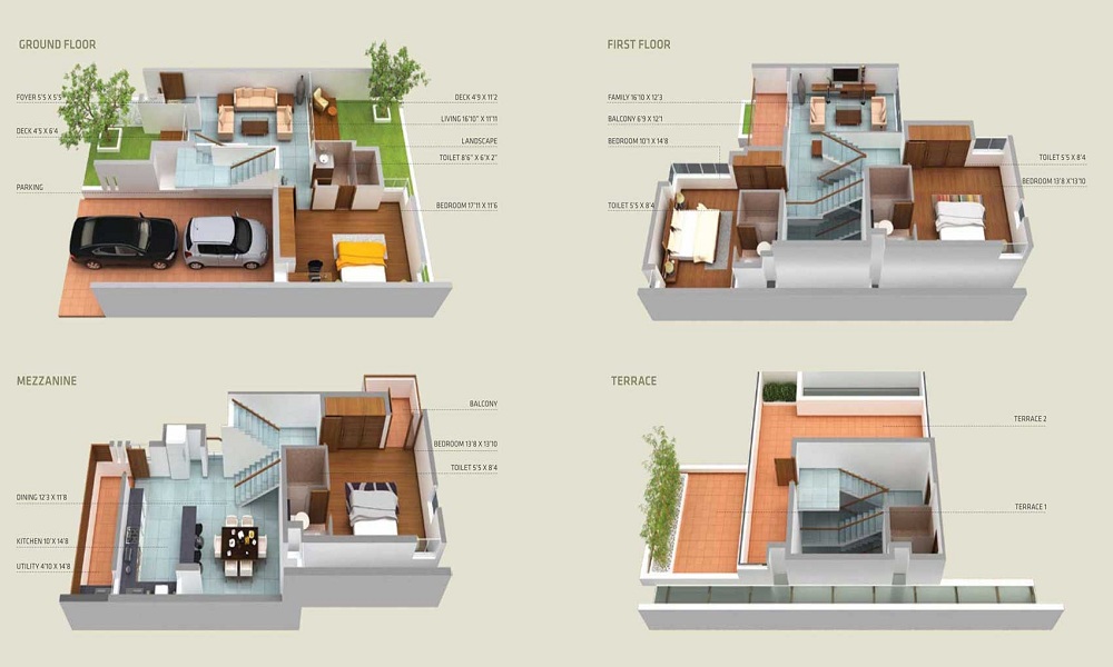 Aditi Nataura Apartments Floor Plan