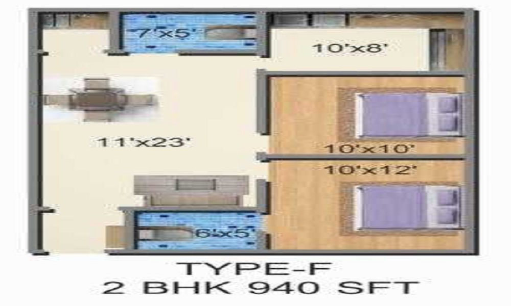 Akash Global Residency Floor Plan