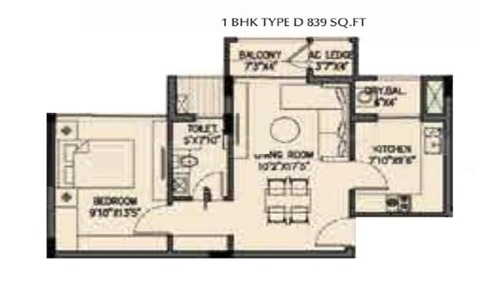 Akruti Ark Floor Plan