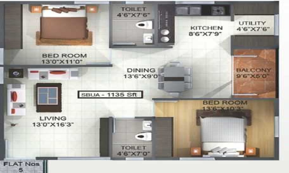Alcons Ruby Floor Plan